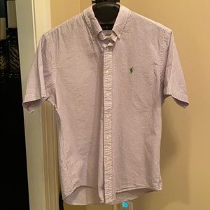 Ralph Lauren short sleeve button down shirt Lg